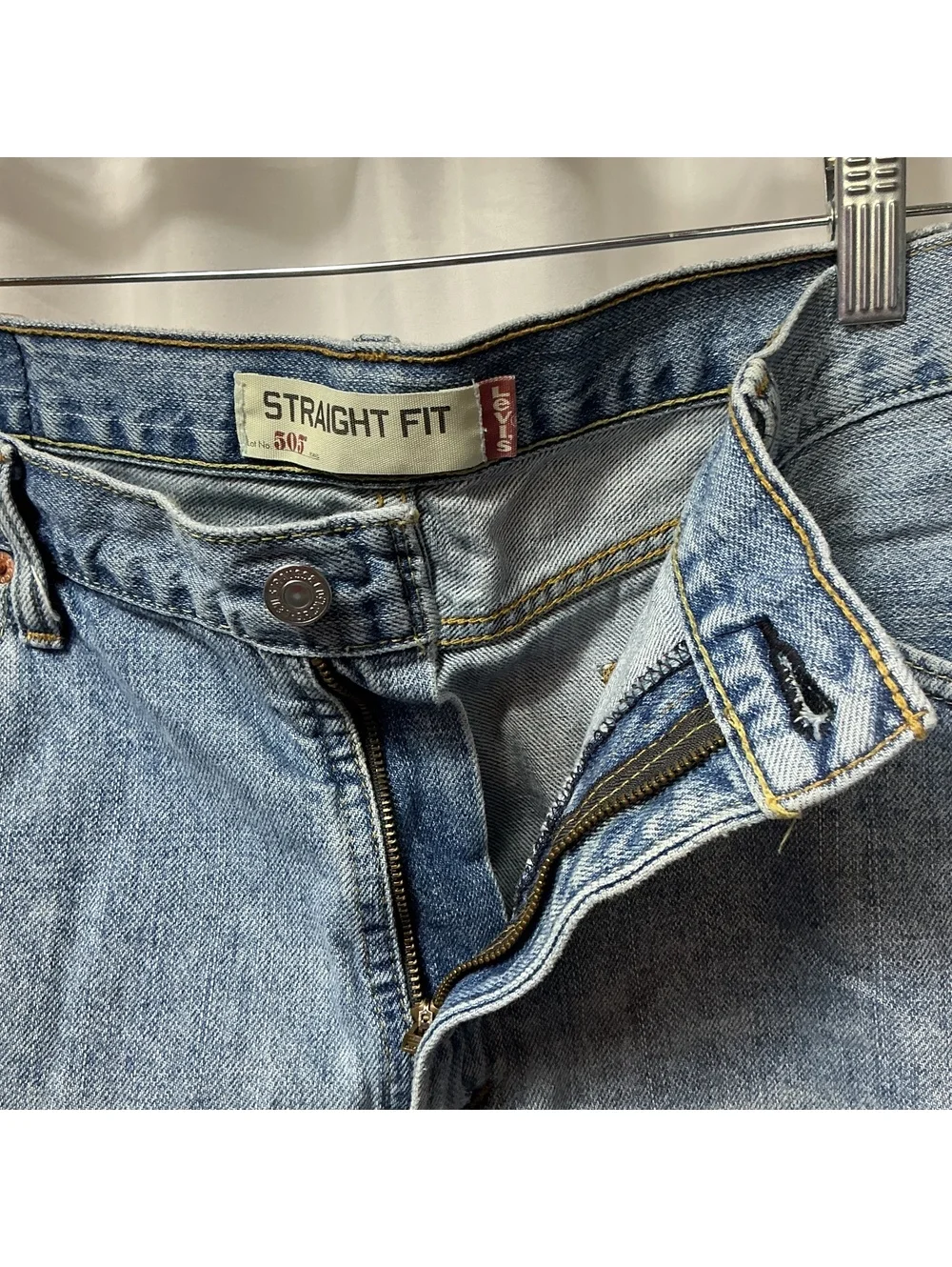 Levi’s 505 Denim Shorts Men’s W36 Light Wash Jorts Vintage